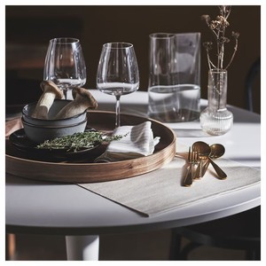 Plato Redondo Biodegradable de Roble Ecológico con Borde Elevado, Juego de 4 Tamaños, para Restaurante, Cafetería, Hotel, OEM, Personalizado, Vietnam, HORECA - Product Image 5