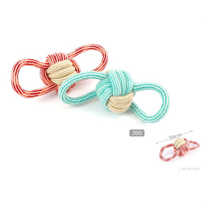 Jouet en corde de coton Yommy 20cm pour chiens, jeu pour animaux de compagnie - Product Image 2