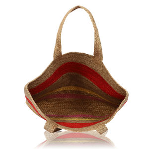 Bolso Retro con Logotipo de Tendencia 2026, Bolso de Yute Colorido de Gran Capacidad, Bolso de Mano con Logotipo, a la Moda, para Exportadores Indios, Bolsas de Compras - Product Image 2