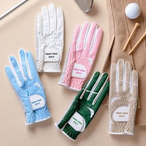 Wholesale Custom Logo OEM Men's Lightweight Quick Drying Breathable Full Finger Extra <b>Thin</b> PU Golf <b>Gloves</b> Hook Loop Closure Made - Product Image 6