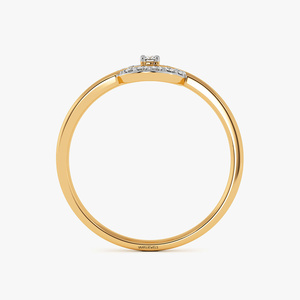 Bague géométrique en diamant de culture pour femme, bague en or de luxe avec diamant, en or massif 10K 14K 18K, argent 935 925, joaillerie fine - Product Image 4