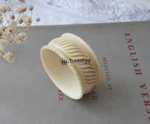 แหวนรองผ้าเช็ดปากพรีเมียม ดีไซน์หรูหรา ทำด้วยมือ สำหรับตกแต่งโต๊ะอาหาร Tradebyd - Product Image 6