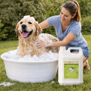 Champú Natural Antipulgas y Garrapatas para Perros y Gatos, 1 Galón, Comercial, Desodorante para Mascotas - Product Image 2