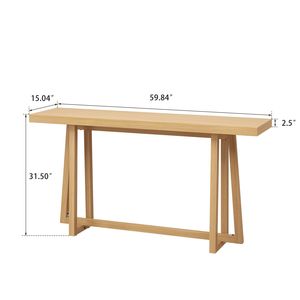 Elegante Mesa Consola Rectangular de 59.84 Pulgadas para Entrada, Patio, Pasillo y Sofá con Construcción Robusta - Product Image 5