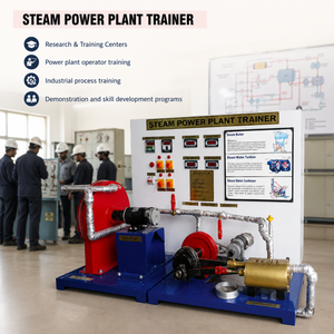 Simulador de Planta de Vapor Premium para Laboratorio de Ingeniería Mecánica |   Unidad de Demostración de Generación de Energía Térmica |   Turbina de Vapor - Product Image 4