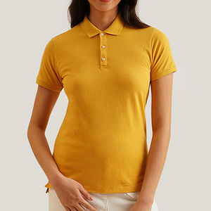 Nouveau style 2026 – T-shirt de golf personnalisé pour femme, coupe ajustée, col lame, vente en gros – T-shirt à manches courtes pour femme, polo homme de haute qualité - Product Image 3