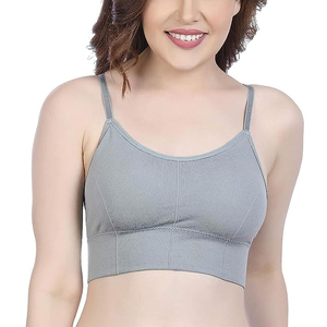 เสื้อชั้นในออกกำลังกายโยคะสำหรับผู้หญิง แบบไร้ตะเข็บ ทรง Racerback น้ำหนักเบา ระบายอากาศได้ดี สวมใส่สบาย แห้งเร็ว เหมาะสำหรับการออกกำลังกาย - Product Image 4