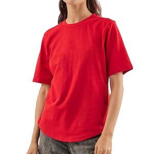 Camiseta Corta de Manga Corta para Mujer, Fabricada con Algodón, Poliéster y Spandex, Cómoda, Delgada, con Logotipo Personalizado - Product Image 6