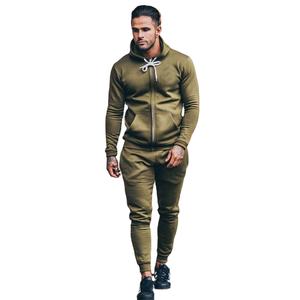 Conjuntos de gimnasio de talla grande para hombre, sudadera Boxy Fit con capucha y joggers, chándal de 2 piezas transpirable de secado rápido para invierno - Product Image 1
