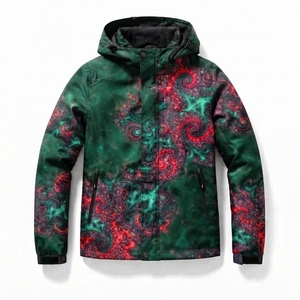 Veste personnalisée pour homme, imperméable, légère, à une seule couche, coupe-vent, à capuche, manches longues, pour la randonnée, les voyages et les activités de plein air - Product Image 1