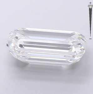 Diamante Cultivado en Laboratorio con Certificación IGI, Corte Esmeralda Alargado de 5.15 CT, Color E, Claridad VVS2, CVD LG 766624297, ROYAL GEMS - Product Image 2