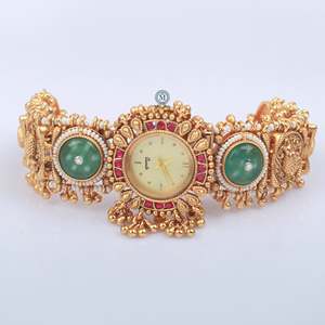Gaja Antique Designer Brass Watch Bracelet - Product Image 4