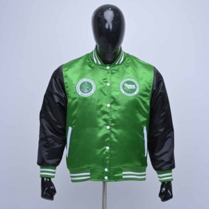 Chaquetas Varsity de Satén con Bordado Frontal y Trasero Personalizado de Calidad Premium, Chaquetas de Béisbol de Satén, Chaquetas Bomber - Product Image 1