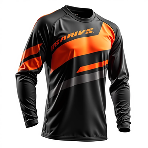 Jersey de Motocross Personalizado, Ropa de Carreras de Motos Personalizada, Manga Larga, Ropa de Equipo, Jersey de Motocicleta Pakistán - Product Image 4