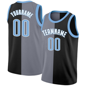 Camisetas de Baloncesto Personalizadas en Blanco y Negro, Camisetas Deportivas Sublimadas, Camisetas con Bordado de Equipo OEM - Product Image 4