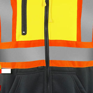 Sudaderas con capucha reflectantes de alta visibilidad para hombre, ropa de trabajo, sudaderas de seguridad fluorescentes para exteriores. - Product Image 6