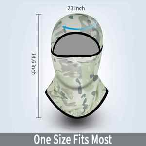 Masque balaclava tactique multifonctionnel, protection UV, tissu respirant, idéal pour le vélo, le ski et la randonnée - Product Image 3