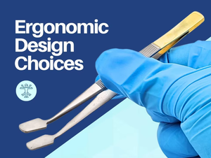 Pinces à tissus de qualité supérieure en acier inoxydable, atraumatiques, fines, pour dissection, instruments chirurgicaux médicaux, certifiées CE ISO - Product Image 5