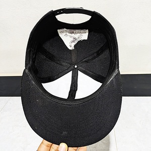 Gorra Snapback Negra de Hip Hop Unisex, Visera Plana, 6 Paneles, 100% Algodón, Impermeable, con Bordado 3D, para las Cuatro Estaciones - Product Image 4
