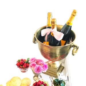 Cubo de hielo para cerveza y vino, cerveza y vino de aluminio para tazón grande, con logotipo personalizado, bañera de hielo de Metal para bebidas - Product Image 1