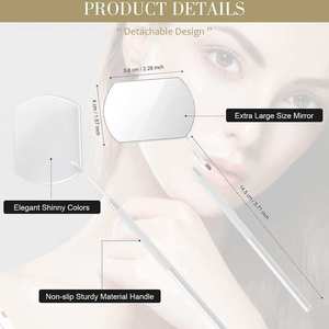 Professional Eyelash <b>Mirror</b> Ergonomic Lash Extension Accessory For Salon Lash Inspection And Extension Application - Product Image 3