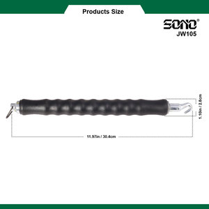 เครื่องมือมัดเหล็ก SONO JW105 กึ่งอัตโนมัติ สำหรับมัดเหล็กเส้น ลวดผูกเหล็ก  แบบมือหมุน สำหรับงานก่อสร้าง สีดำ - Product Image 4