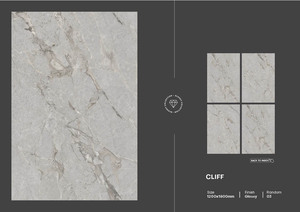 Large Size Porcelain Tile 120x180 cm 9 mm Thickness Anti Slip Flooring with <b>Border</b> Design for Apartment School and Hotel - Product Image 6