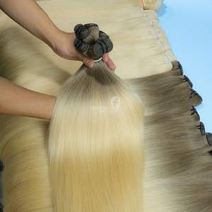 Mejor 100% Virgen cutícula alineada Super doble rizo ondas onda natural eslava trama pelo Vietnam crudo virgen humano vendedores - Product Image 2