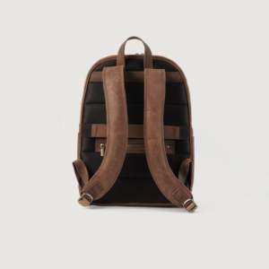 Leather Gym <b>Bag</b> with Spacious Compartments for Sports Travel and Fitness Gear Stylish Leather Backpack for College Office Travel - Product Image 2