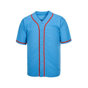Maillot de baseball personnalisable en gros à manches longues, impression numérique par sublimation, grande taille, séchage rapide, respirant, pour adultes - Product Image 3