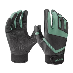 Guantes de Bateo de Cuero Negro NOFA INDUSTRIES, Cierre de Hebilla Ambidiestro, Tejido de Punto Acolchado, para Entrenamiento de Béisbol para Adultos - Product Image 6