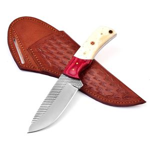 Blue Pakka Wood and <b>Bone</b> <b>Handle</b> Western Style Handmade Cowboy <b>Knife</b> Skinner <b>Knife</b> With Leather Sheath Razor Sharpness Gift <b>Knife</b> - Product Image 1