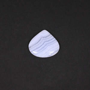 Agate bleue naturelle de qualité supérieure, cabochon, pierre précieuse pour la création de bijoux - Product Image 4