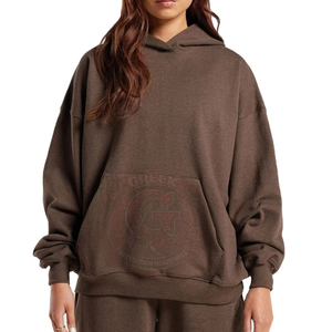 Sudadera con Capucha Relajada para Mujer, de Algodón Premium y Felpa, para Atuendos de Fin de Semana, Combinaciones Otoñales y Uso Diario - Product Image 1