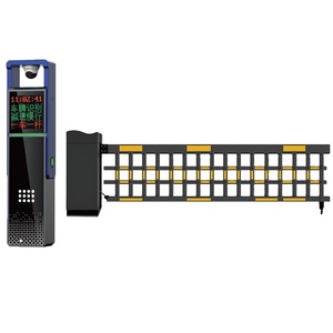 Barrière de circulation intelligente Mingxu à bras droit, télécommandée, en aluminium, vitesse réglable, pour parking intérieur/extérieur - Product Image 1