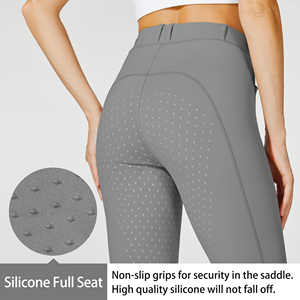 Vente en gros de collants d'équitation pour femmes, jodhpurs et culottes d'équitation à compression avec grandes poches zippées, style design - Product Image 4