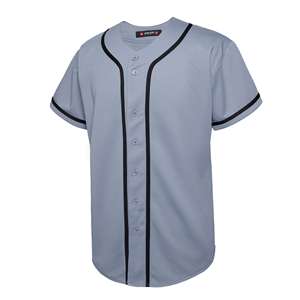 Maillot de baseball personnalisé en gros, respirant, en polyester, uniforme sportif pour l'entraînement et les matchs - Product Image 1