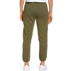 <b>Women's</b> Green Cotton <b>Fleece</b> Sweatpants Casual Fashion <b>Joggers</b> With Pockets Regular Classic Design <b>Women</b> Sweatpants - Product Image 2
