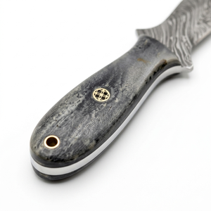 มีดเปิดหอยนางรมด้ามกระดูกเหล็กดามัสกัสแบบเป็นมิตรกับสิ่งแวดล้อม พร้อมปลอกมีด อุปกรณ์ทำอาหารทะเล อุปกรณ์ครัวสำหรับเปิดเปลือกหอย - Product Image 4