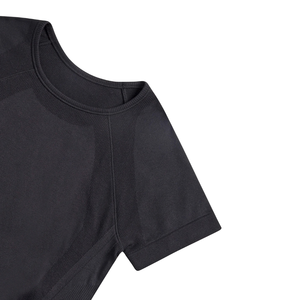 T-shirt de sport pour enfants, col rond, manches courtes, coupe classique, noir, personnalisable, vente en gros, t-shirt de sport pour garçons - Product Image 2