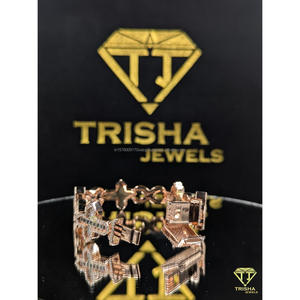 Elegant 925 Sterling Silver Iced Bracelet with VVS Shine Luxury Moissanite Diamond Look <b>Men</b> Jewelry by Trisha Jewels - Product Image 3
