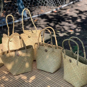 Las Mejores Bolsas de Mano para Mujer a Precio Económico, Bolsas de Playa de Paja de Seagrass, Bolsos de Mano para Mujer - Product Image 2