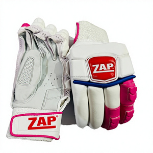 Gants de frappeur de cricket ZAP Bouncer pour droitier, protection haute performance, paume en cuir, adhérence solide, double couture professionnelle - Product Image 5