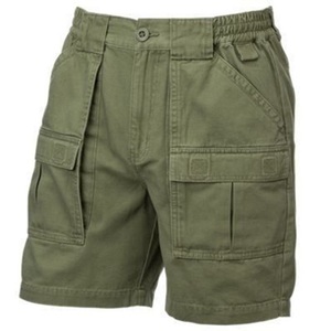 Pantalones Cortos Chino de Algodón Tejido Casual con Cintura Elástica Media, Múltiples Bolsillos, Estilo Vintage Urbano, Diseño Novedoso 2026, Venta al por Mayor - Product Image 4