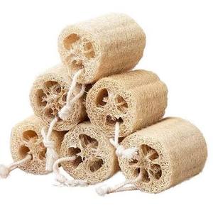 Esponja de Baño de Luffa Orgánica Natural Sin Blanquear OEM, Exfoliante Corporal Vegano, Almohadilla a Base de Plantas, Venta al por Mayor B2B - Product Image 3