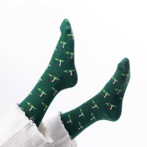 Calcetines de Golf Verdes Personalizados de Fábrica VN con Logotipo, Diseño Jacquard de Spandex/Algodón, Secado Rápido, Transpirables y Antibacterianos para Hombre - Product Image 6