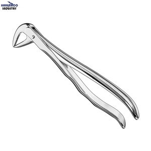 Pinzas de Extracción Manuales de Marca Personalizada, Versión en Inglés, Tamaño Anatómico 74N, Plateadas, Certificación CE Clase I - Product Image 1