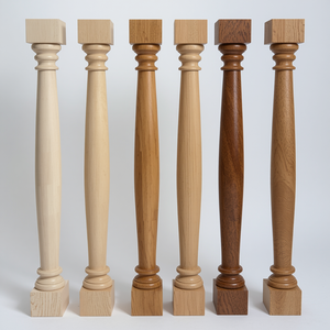 Patas de Muebles Modernas de Madera Maciza Resistentes para Sofá, Gabinete, Mesa y Cama - Color Personalizado, Repuesto para Sala de Estar o Taller - Product Image 1