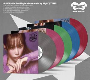 LE SSERAFIM Segundo Álbum Sencillo [Made My Night] Vinilo (Versión HOT PINK) Libro Electrónico de Música K-Pop (CD) en Papel y Plástico, Idioma Coreano - Product Image 3