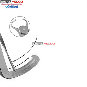 Calibrador de Medición Manual de 4 Pulgadas con Resorte, de Acero Inoxidable Alemán, Instrumento de Precisión para Joyería, Laboratorio y Odontología - Product Image 3